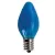 7 W 130 V Screw-In C7 Red Transparent Traditional Incandescent Bulb | SRC14210