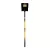 9-1/2" x 11.5" 14 ga Yellow Blade 48" Handle Square Point Shovel | STR49562