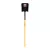 9-1/2" x 11.5" 14 ga Blade 48" Handle Square Point Shovel | STR49652