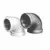 1-1/4" FNPT Black Malleable Iron 90 Degrees Elbow | TFB90F012