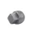 1/4" Male Threaded Black Steel Square Head Square Head Plug | TFBP002