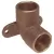 3/4" Solder Cup Bronze 90 Degrees 707-5 Series Drop Elbow | SFB90DE007LF