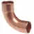 1-1/4" Solder Cup Copper 607LT Series Long Radius 90 Degrees Street Elbow | SFC90LT012