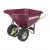 8 cu-ft 800 lb Powder Coated Steel Heavy-Duty Wheelbarrow | SRMM82T