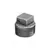3/8" Female Threaded Black Malleable Iron Square Head Plug | TFBP003