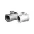 1" x 1" x 3/4" Female Threaded Black Malleable Iron 2 Sides Pipe Reducing Tee | TFBT131