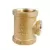 2" x 2" x 1" FPT Lead-Free Brass Bullhead Reducing Tee | TFZT249LF