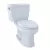 28-1/8" x 14" x 16-1/8" Vitreous China Cotton White Elongated Front Eco Drake Series Toilet Bowl | TOTC744EF1001