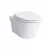 21-1/4" x 15" Vitreous China Cotton White For WT172M In-Wall Tank System Elongated Front AP Series Toilet Bowl | TOTCT426CFG01