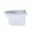 18-1/2" x 15-1/2" x 16-1/8" Vitreous China Cotton White Elongated Front Aquia IV Series Toilet Bowl | TOTCT446CUFG01