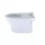 18-1/2" x 15-1/2" x 15-9/16" Vitreous China Cotton White Elongated Front Aquia IV Series Toilet Bowl | TOTCT446CUG01