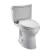 7-5/8" x 17-1/4" x 14" Cotton White Vitreous China with Cover For Toilet Bowls Drake II Series Left Hand Trip Lever Toilet Tank | TOTST454E01