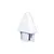 2.44" Vinyl White Internal Sharp Spade Picket Cap | VCISPC78112W
