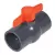 3/4" Slip Gray PVC 150 psi Non-Serviceable Ball Valve | VLPSCH80BV007S