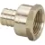 3/8" x 1/2" Crimp x FIP Lead-Free Brass V5012ZL Series Adapter | VGA46323
