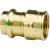 3/4" x 1/2" Press x FPT Lead-Free Bronze 2912ZL Series Adapter | VGA79310