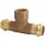 2" x 2" x 1/2" Press x Press x FPT Lead-Free Bronze 2917.2ZL Series Tee | VGA79790