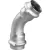 1" Press 304 Stainless Steel 6026 Series 45 Degrees Elbow | VGA85457