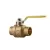 2" Copper Chrome-Plated Lead-Free Forged Brass 0825CNL Series Ball Valve | VLZBV020CLF