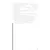 4" x 5" White 100/Bundle Marking Flag | FLG4X5WHITE