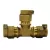 1-1/2" CTS Compression Brass 74760-22 Series Tee | MCD7476022015