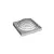 12" Square Black Atrium Grate | NDS1203SDB