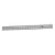 36" Rectangular HDPE White Mini Flat Channel Grate | NDS540