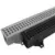 3.42" x 3.89" ABS Gray For Ductile and Skinny Trench Channel Drains Closed End Cap | PLKPL90861CEG