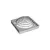 9" Square Polyethylene Green Atrium Grate | DRT0903SDG