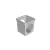 9" x 9" Square PVC Black 2-Hole Catch Basin | DRT0909SD2