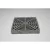 9" Square Polypropylene Black Drain Grate | DUR094SF