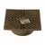 6" Square HDPE Sand Flat Drain Grate | NDS06S