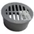 3" Round Polypropylene Sand Flat Drain Grate | NDS16S