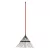 54" Orange Steel Handle Tine Leaf Rake | WLVHBSR24