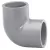 3" PVC Elbow, Sch. 80, C Standard, Socket Gray | 806-030C