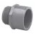 Sch. 80 Gray PVC Reducing Adapter 3/4" x 1" MIPT x Slip | 836102