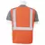 Safety Vest, Extra Large Polyester Hi-Viz Orange S363P Series Economy Mesh Type R Class 2