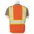 Safety Vest, XX-Large Polyester Hi-Viz Orange S383P Series Multi-Pocket with Contrasting Tape Type R Class 2