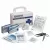 First Aid Kit, 4.5" x 7.5" x 2.75" 10-People with Plastic Box ANSI Premium