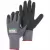 Work Gloves, Small Iridium Nitrile Foam Dipped Oil and Dirt Resistant Black