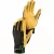 Men's Gloves, Large 7304 Series Goatskin Leather Black/Tan Kobolt Golden Flex Multi-Purpose