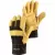 Utility Gloves, Extra Large Goatskin Leather/Cotton Black/Tan Insulated Heavy-Duty