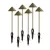 3 W 2700K LED Brass Dome Top 6/Pack Landscape Light | AQS84066