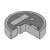 8-7/8" Dia x 2" H Round Concrete Gray Irrigation Light Duty For F08 Valve Boxes Flush Valve Box Lid | CRSF08RIRRIGATE