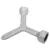 Meter and Curb Box Lid Key, 5.5" Ductile Iron For Yoke Boxes