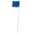 4" x 5" Blue Glo 100/Bundle Marking Flag | FLG4X5BLUEGLO