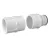 1-1/4" Female Acme x Male Acme White PVC Acme Riser Kit | LSCG590003