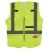 Large/Extra Large Polyester Yellow High Visibility Type R Class 2 Safety Vest | MKE48735022