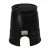 6" Round Black Water Meter Overlapping Meter Box Cover | NDBD109B