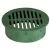 6" Round HDPE Green Flat Drain Grate | NDS50SPEC